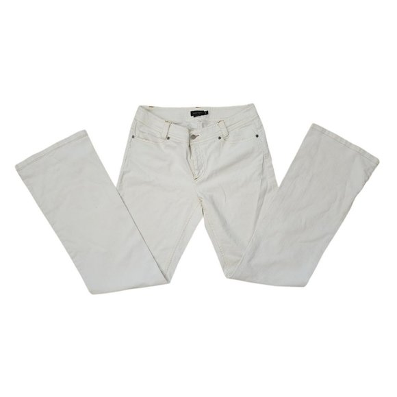 Womyn New Ivory Pocket Jeans Pants 8 NWOT - Picture 1 of 5